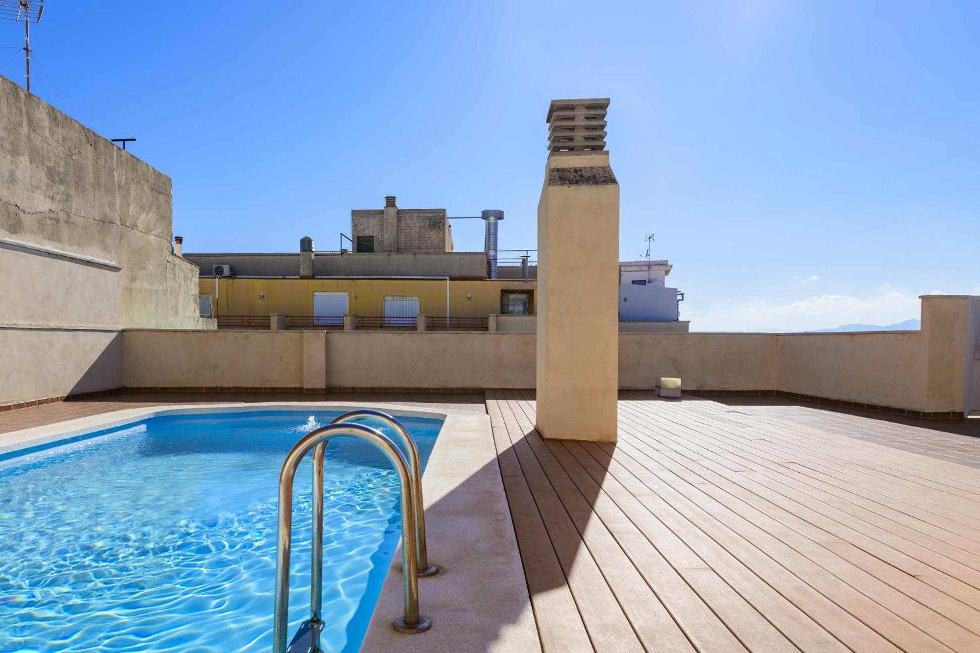 Apart Port Arenal Con Terraza Y Piscina ブリアナ エクステリア 写真