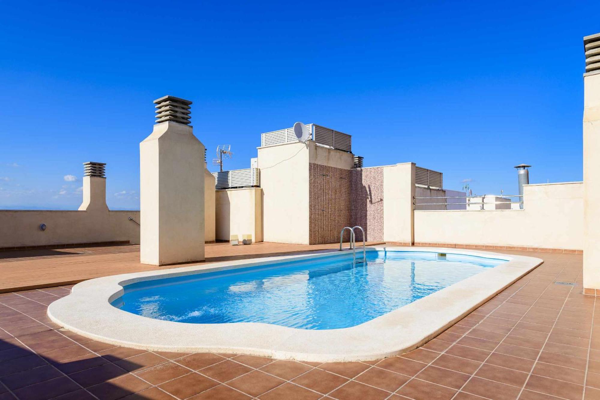 Apart Port Arenal Con Terraza Y Piscina ブリアナ エクステリア 写真